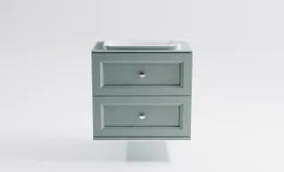 Тумба с раковиной Astra-Form Классик 4631177715662 70 см зелёный матовый